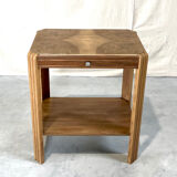 Console d’entrée ou bout de canapé Art déco en bois plaqué – Années 30