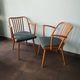 Pair of Scandinavian style armchairs, Antonin Suman, for TON, Czech Meal, 70s