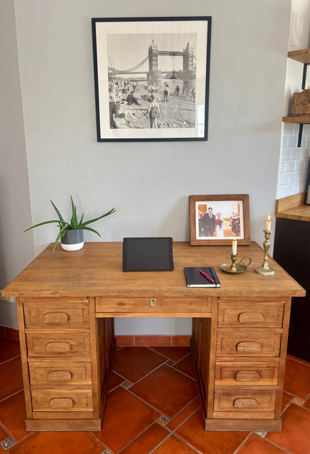 Bureau de maître d'école américain