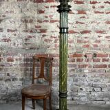 Louis XVI style carved wooden halogen column