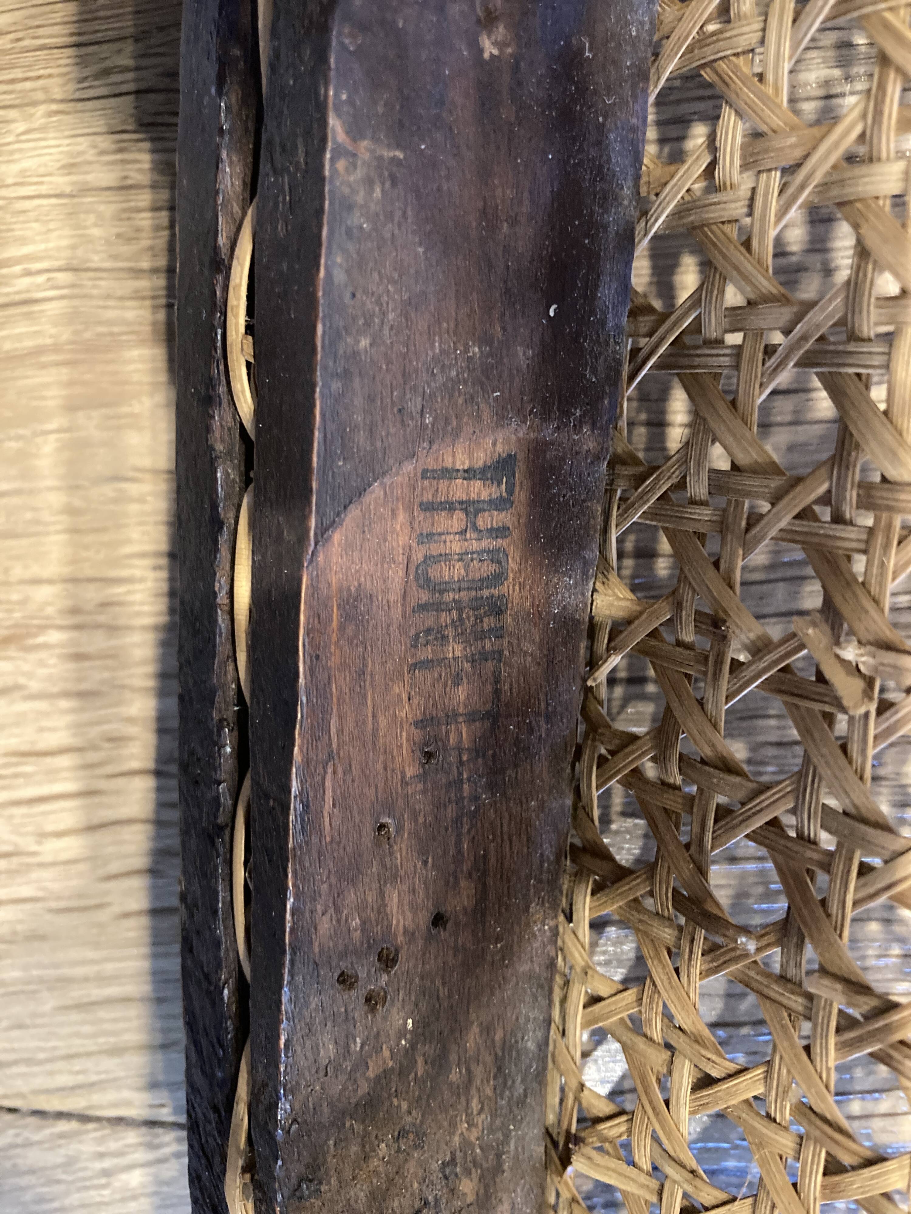 Pair of Canned Thonet chairs