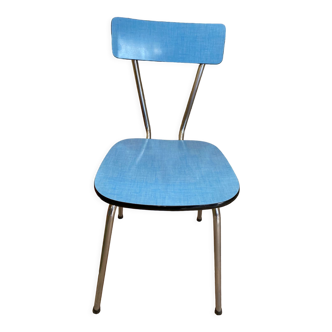 Blue formica chair