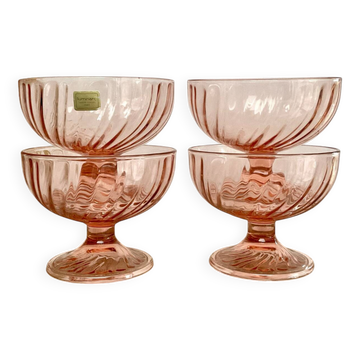 4 vintage Rosaline cups
