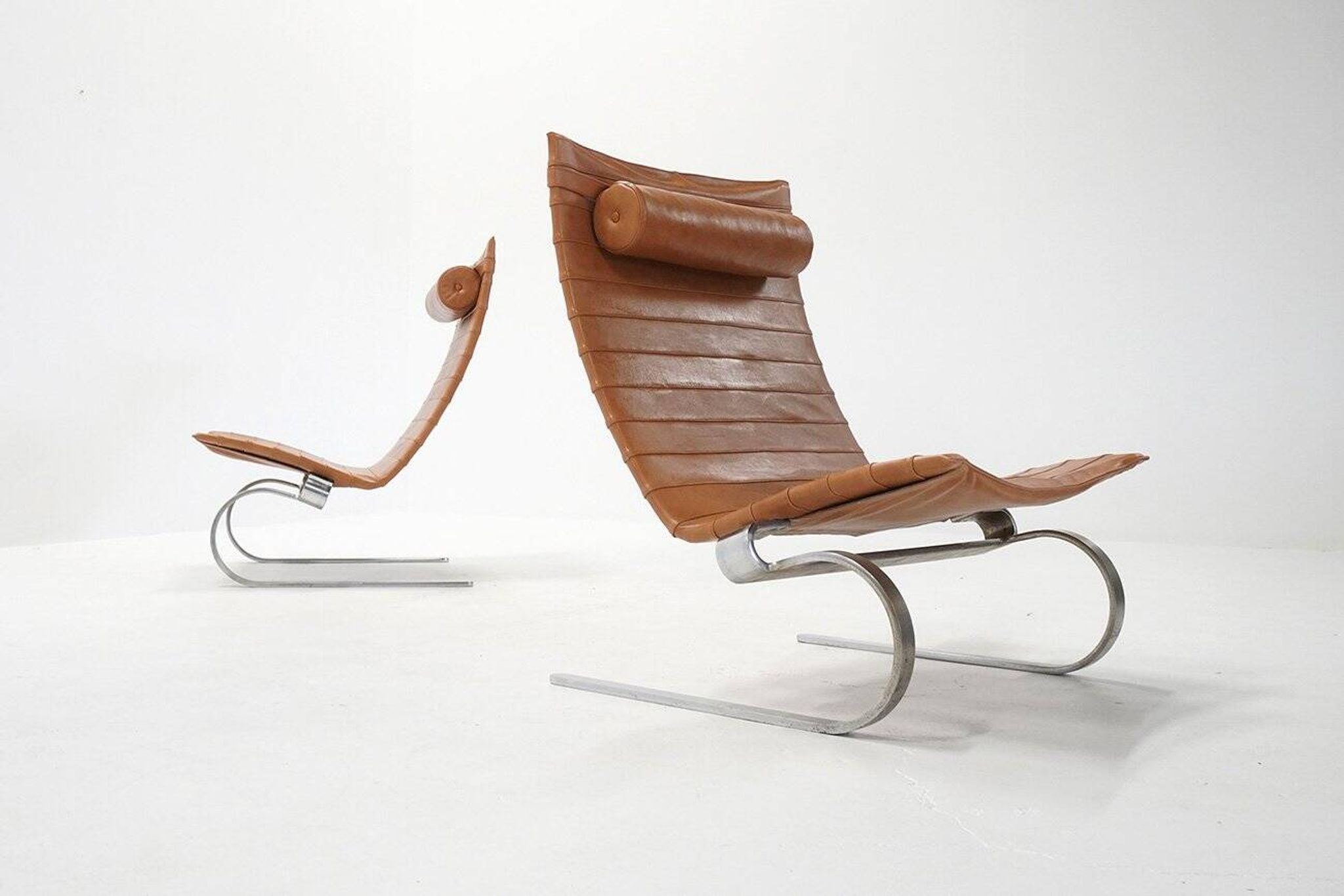 Set of PK20 Lounge Chairs by Poul Kjaerholm for E. Kold Christensen, 1960s