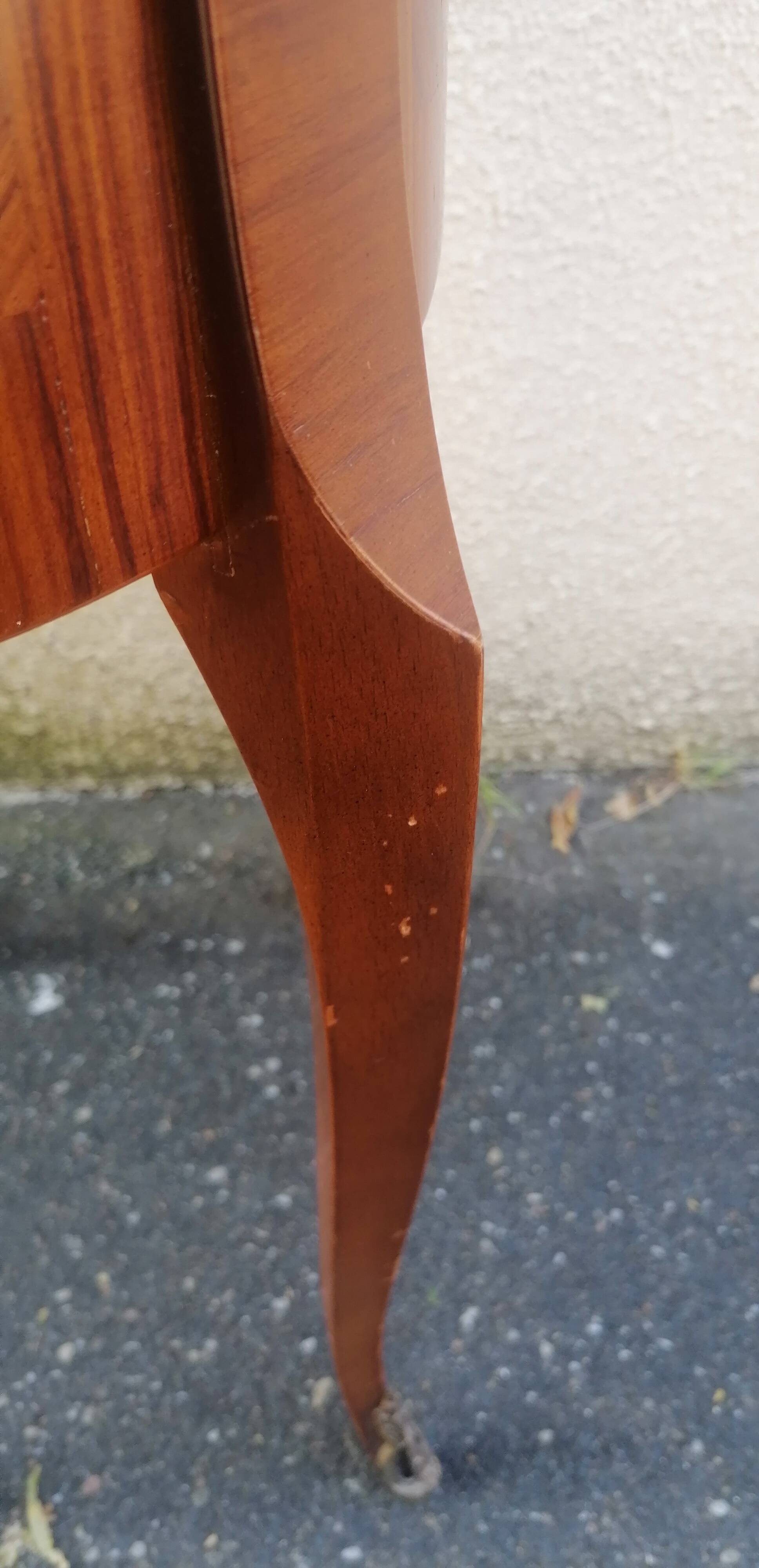 pretty Empire style marquetry console