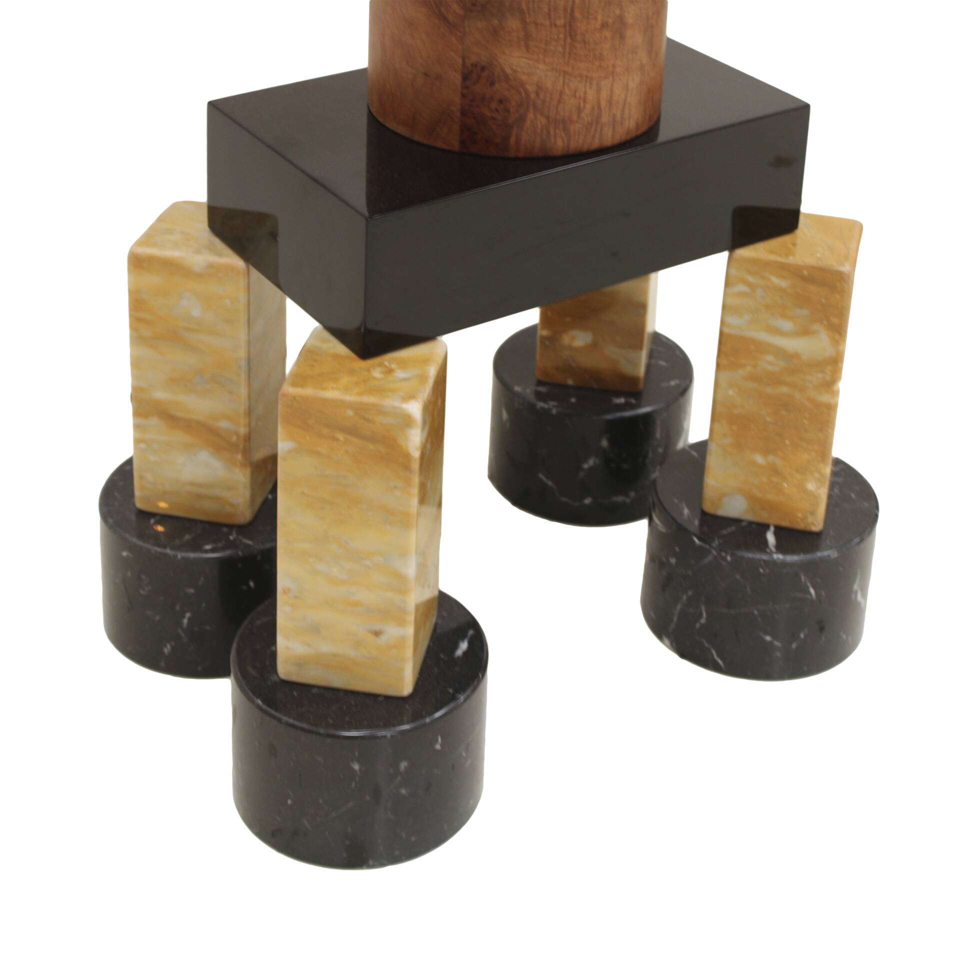 Ettore Sottsass Contemporary Modern Pair of Mod, "Demistella" Italian Conso