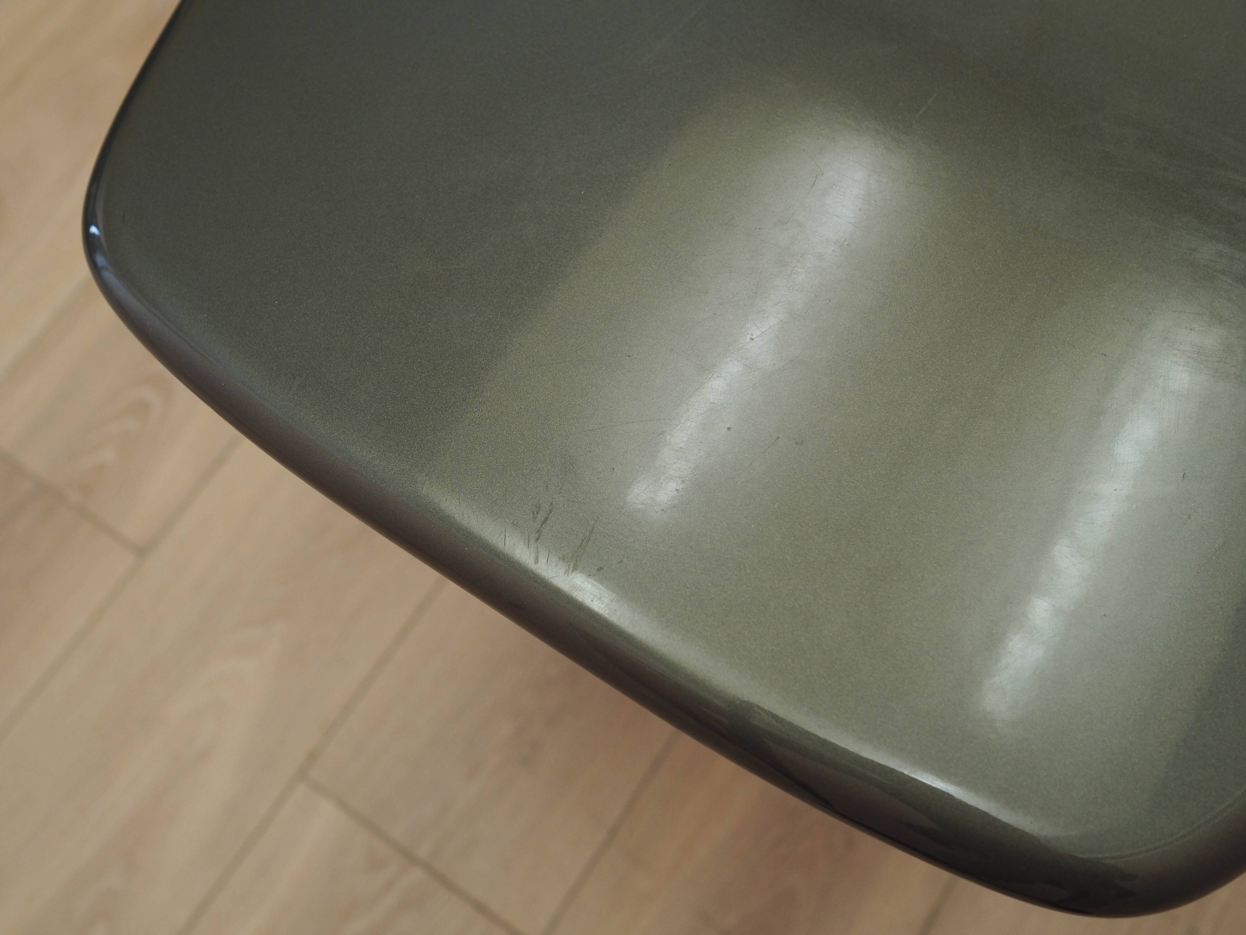 Grey coffee table, Italian design, 1970s, made in Italy