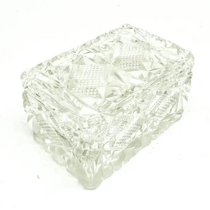 Art Deco bonbonniere, crystal, Sweden, 1930s