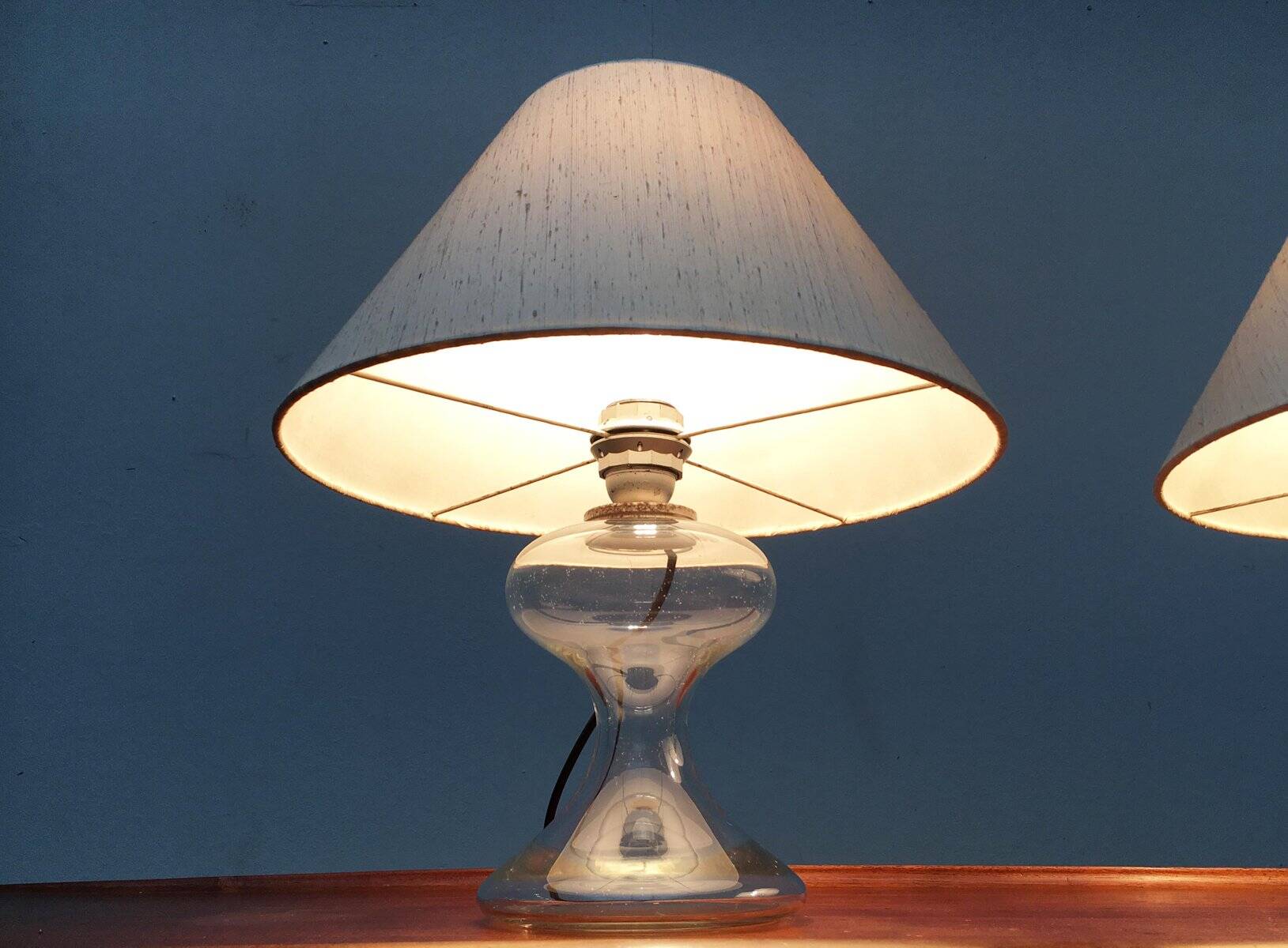 Mid-Century German table lamps ML 1 by Ingo Maurer for M Design, 1960s, set of 2