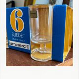 Set of stemmed glasses