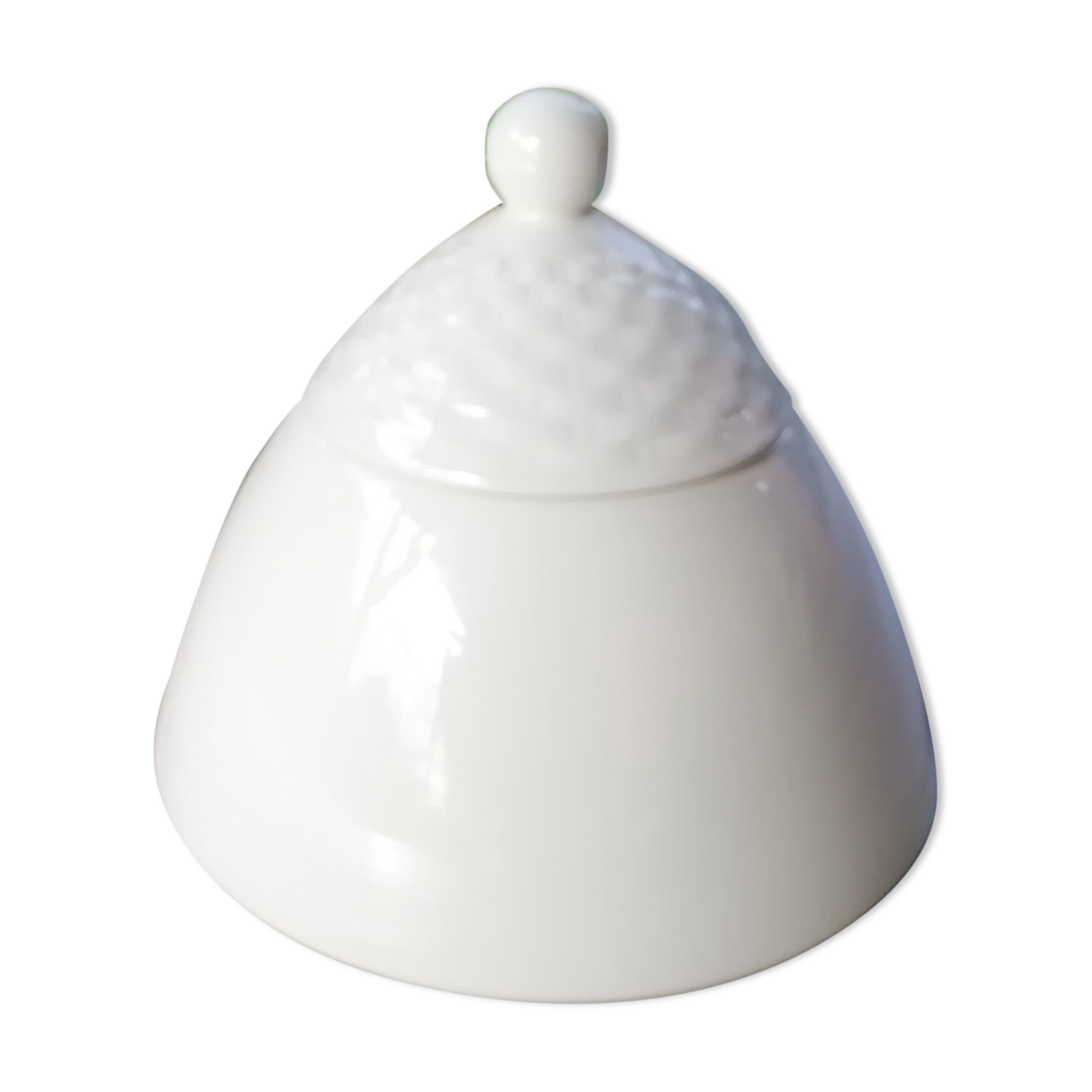Sucrier porcelaine blanche