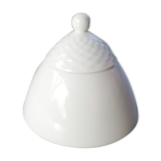 Sucrier porcelaine blanche