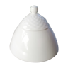 White porcelain sugar bowl