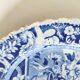 Five 19th century Calais earthenware plates with a romantic gallant couple decor