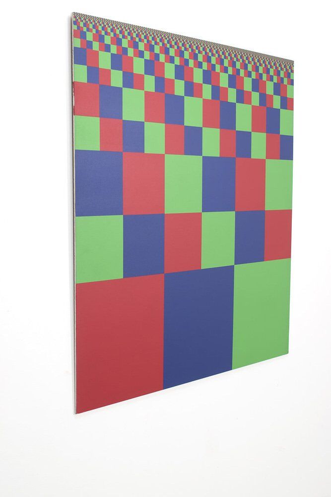 Gijs van den Elshout, Composition, Acrylic on Panel, Framed