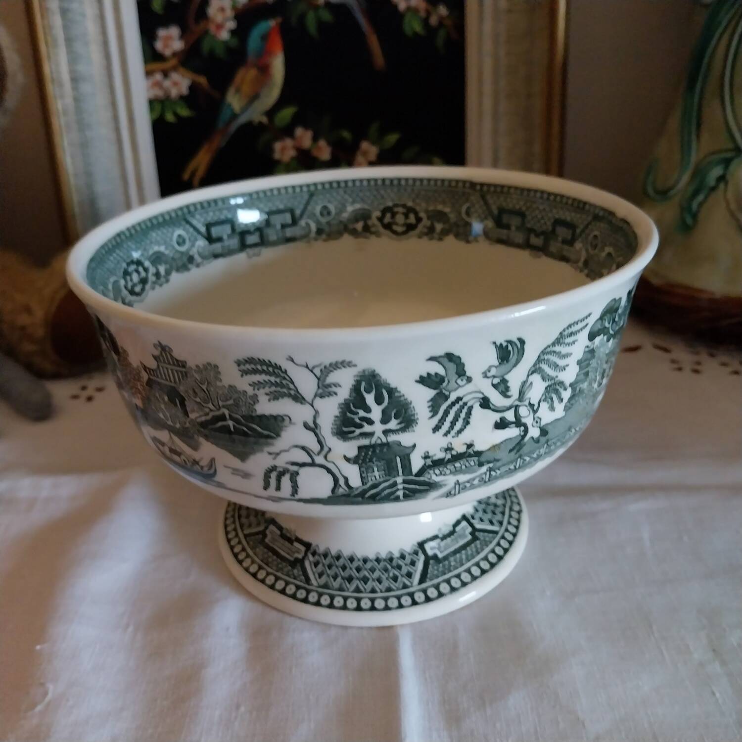 Large bowl from the Royal Sphinx Willow model buffet.