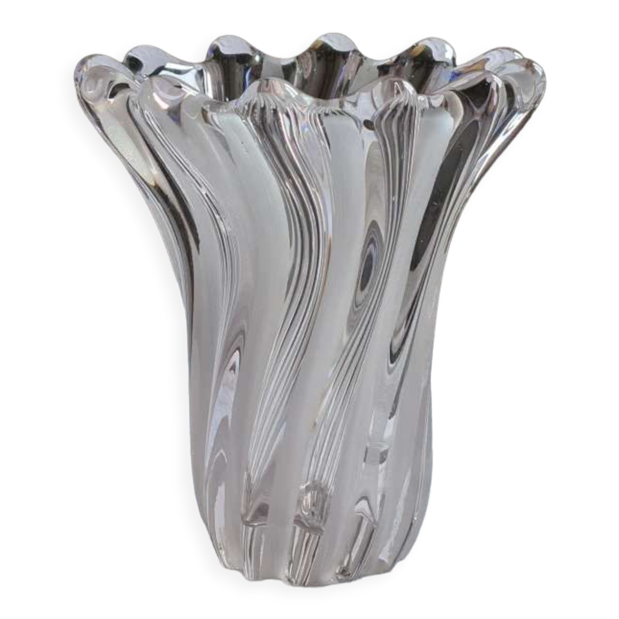 Blown glass vase