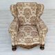 Fauteuil relax danois en tissu années 1950