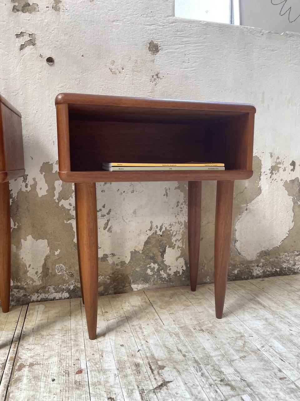 Paire de chevet scandinave en teck