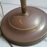 Articulated brass floor lamp