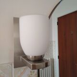 Mirror and sconces