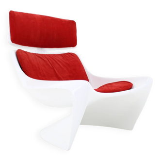 1960s Steen Ostergaard 'President' Fiberglass Lounge Chair for Cado, Denmark