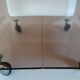 Michel Dumas 70's coffee table trolley on wheels