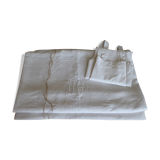 SHEET former in LIN early twentieth embroidered hand