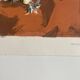 Lithographie signée Georges Lambert - Nature Morte - 1954