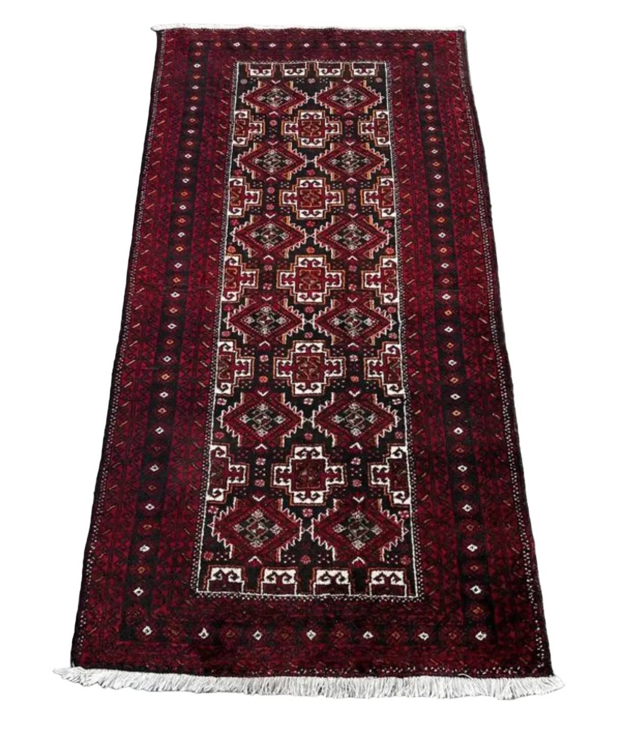 Handmade Balouch rug 220cm x 110cm