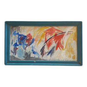 Peinture 1976  style - abstrait
