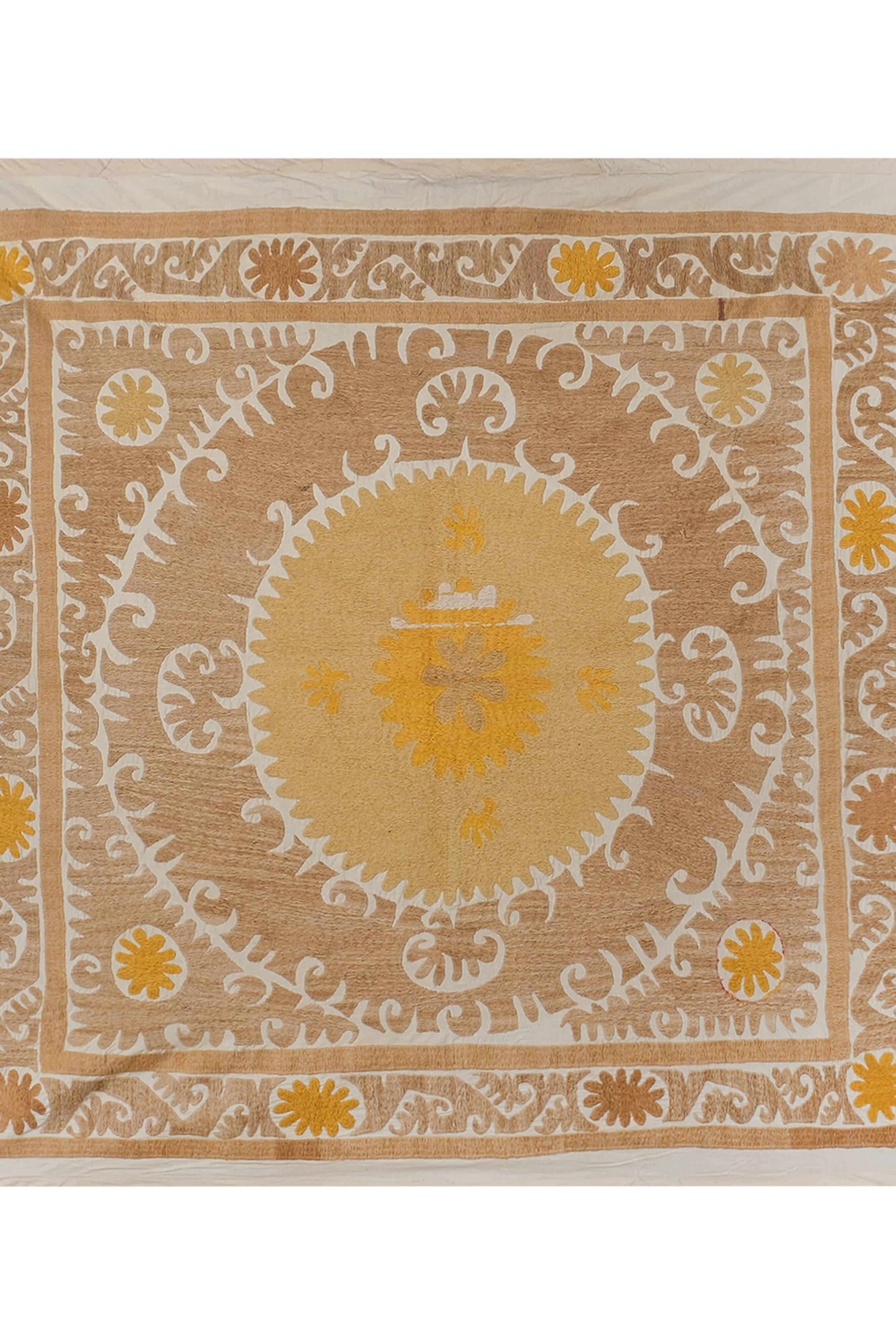 Tapis noué à la main, tapis turc vintage 122x142 cm