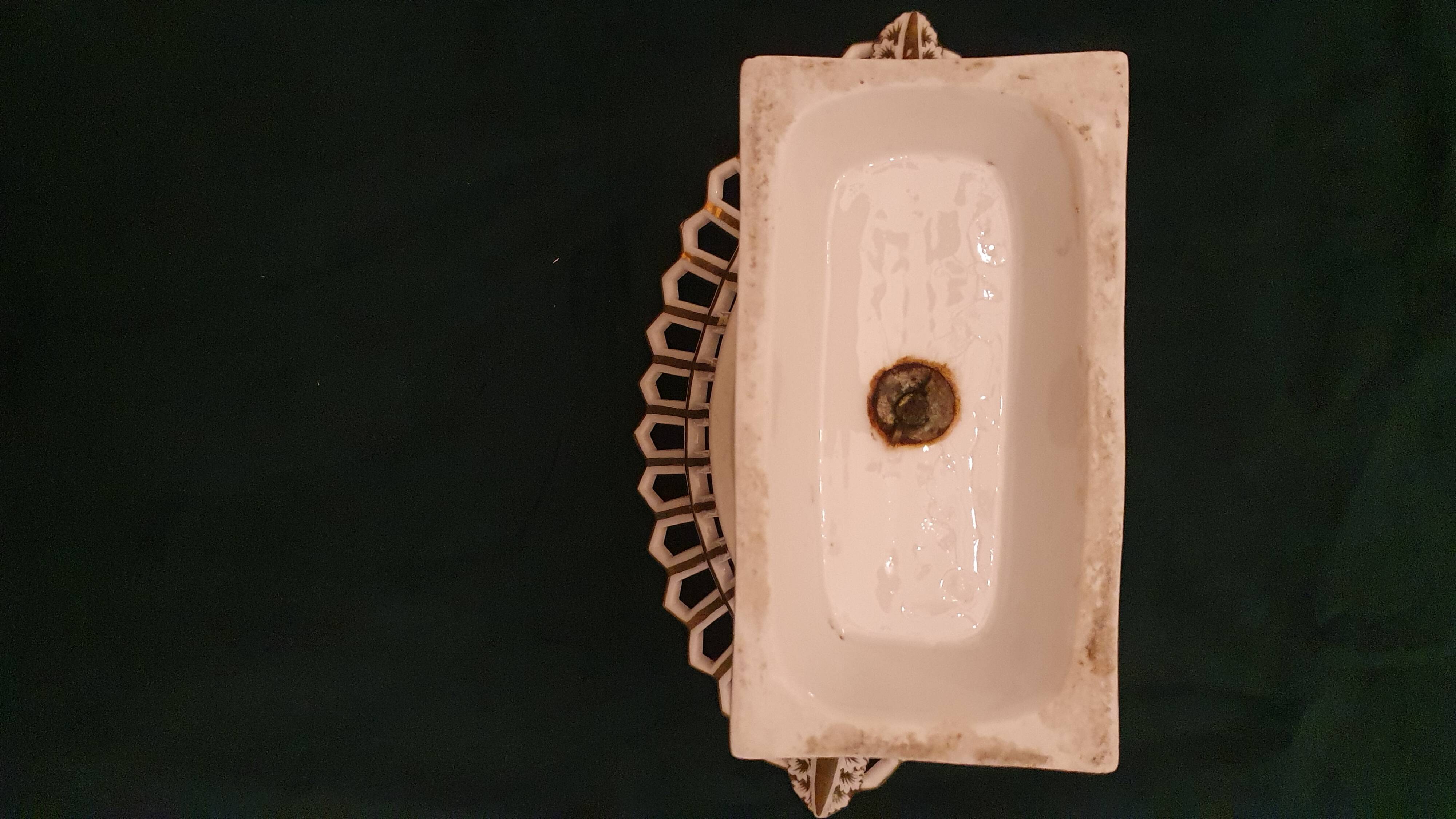 Large footed bowl in 19th century Empire style