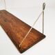Minimalist wall shelf, Denmark, 1960s