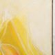 Vibrant mid-century oil painting Mount Fuji at sunset