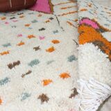 Handmade wool Berber rug 302 x 197 cm