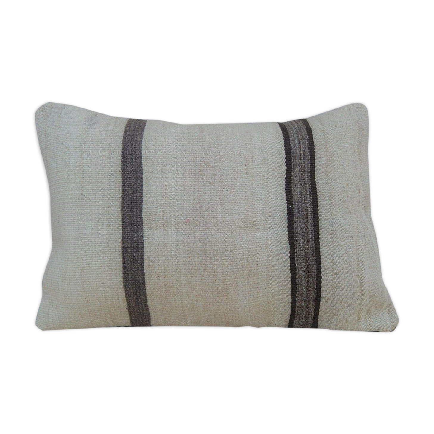 Coussin kilim blanc 35x50 cm