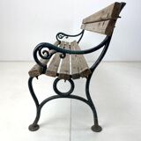 Banc en fonte et bois du XIXe siècle