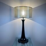 Large 80s designer tulip foot lamp