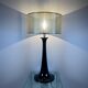 Large 80s designer tulip foot lamp