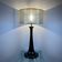Grande lampe pied tulipe design années 80