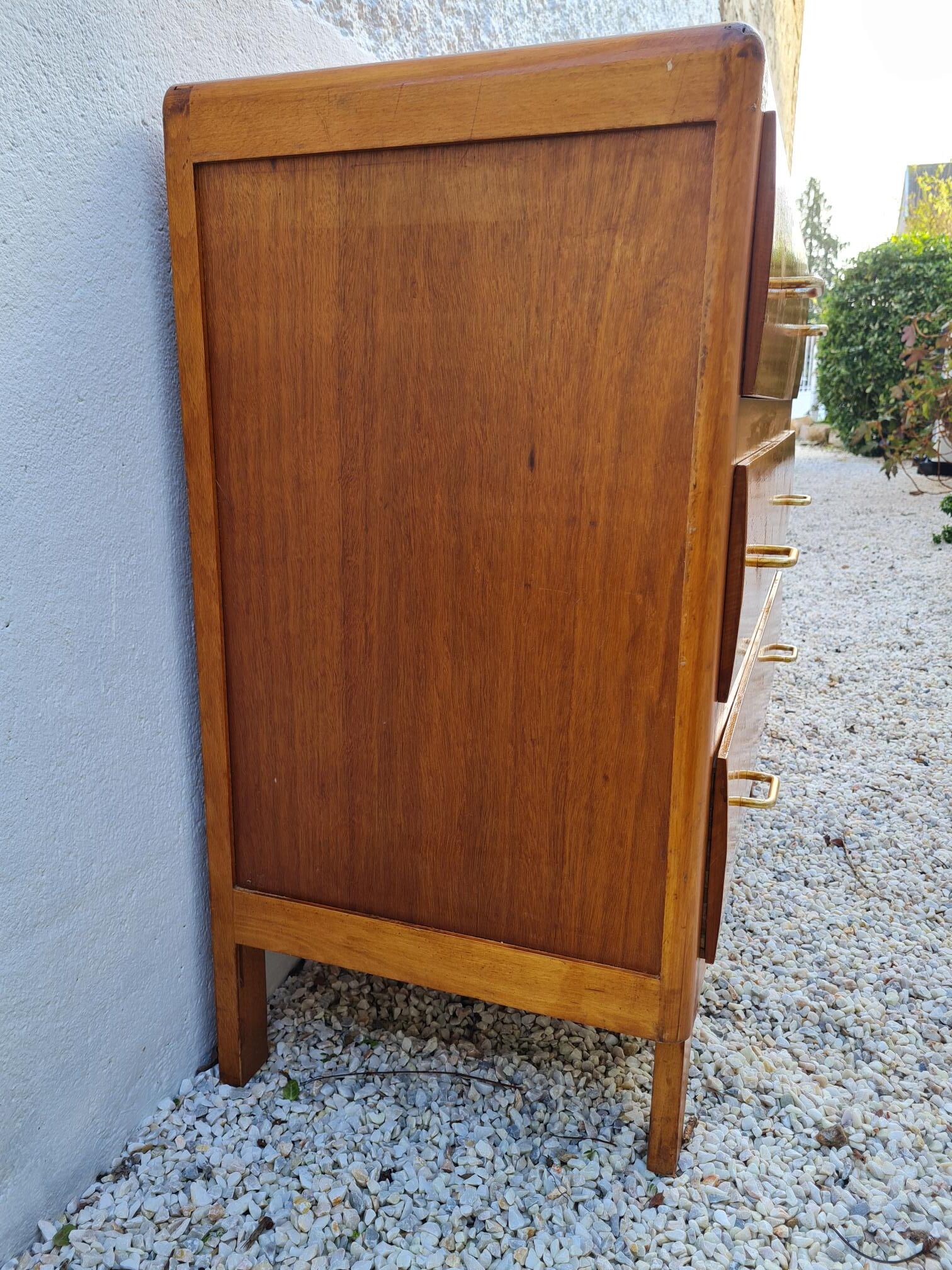 Commode pieds compas 1960