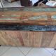Multicoloured lacquered reclaimed wood buffet INDUSTRIAL