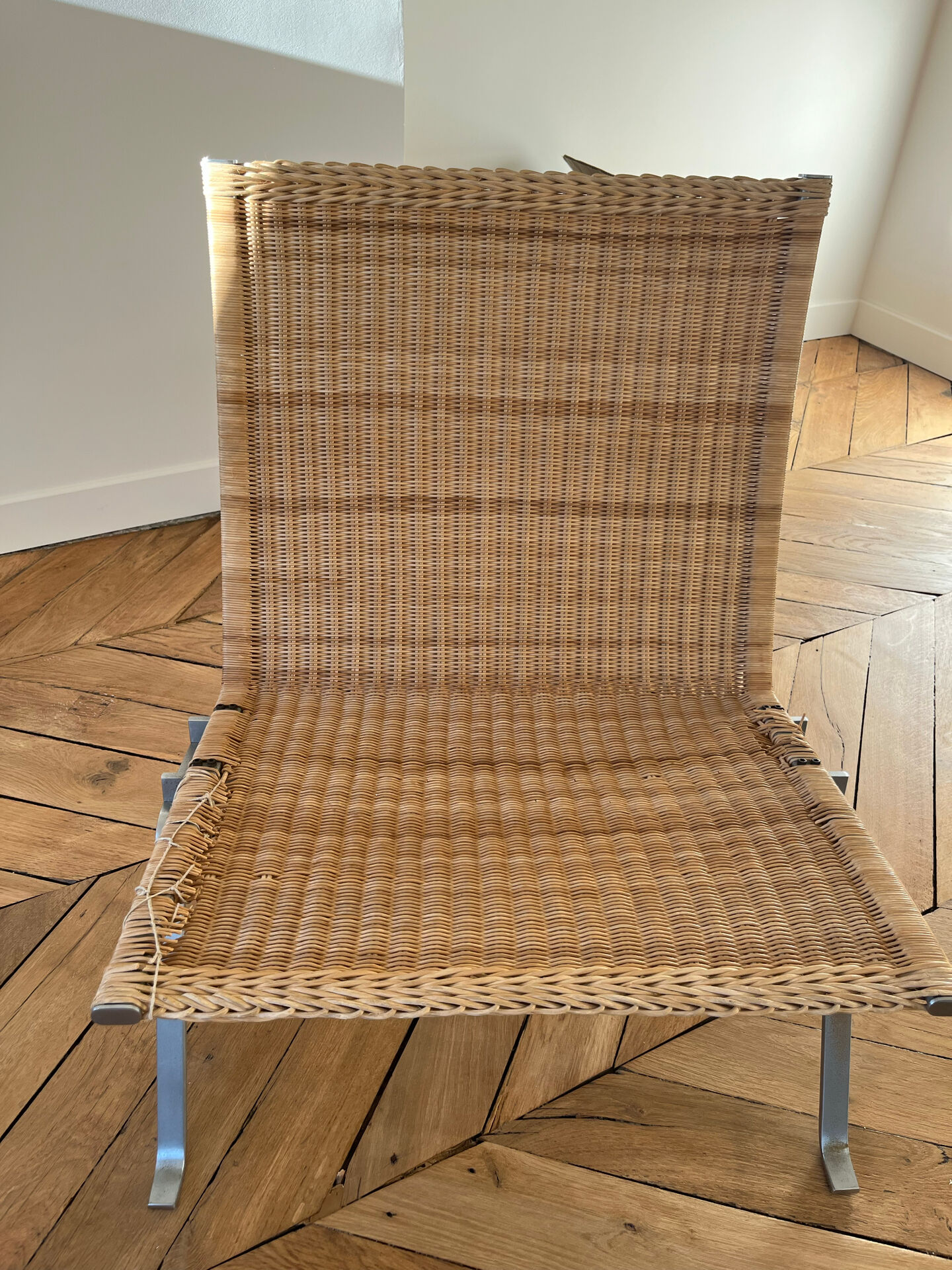 Paire de PK22 osier Fritz Hansen