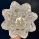 Vintage glass globe wall lamp in the shape of a flower