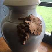 Lampe en céramique grappe de raisin