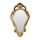 Mid-Century Crested Mirror – Classic Gold French Mirror 63 cm
