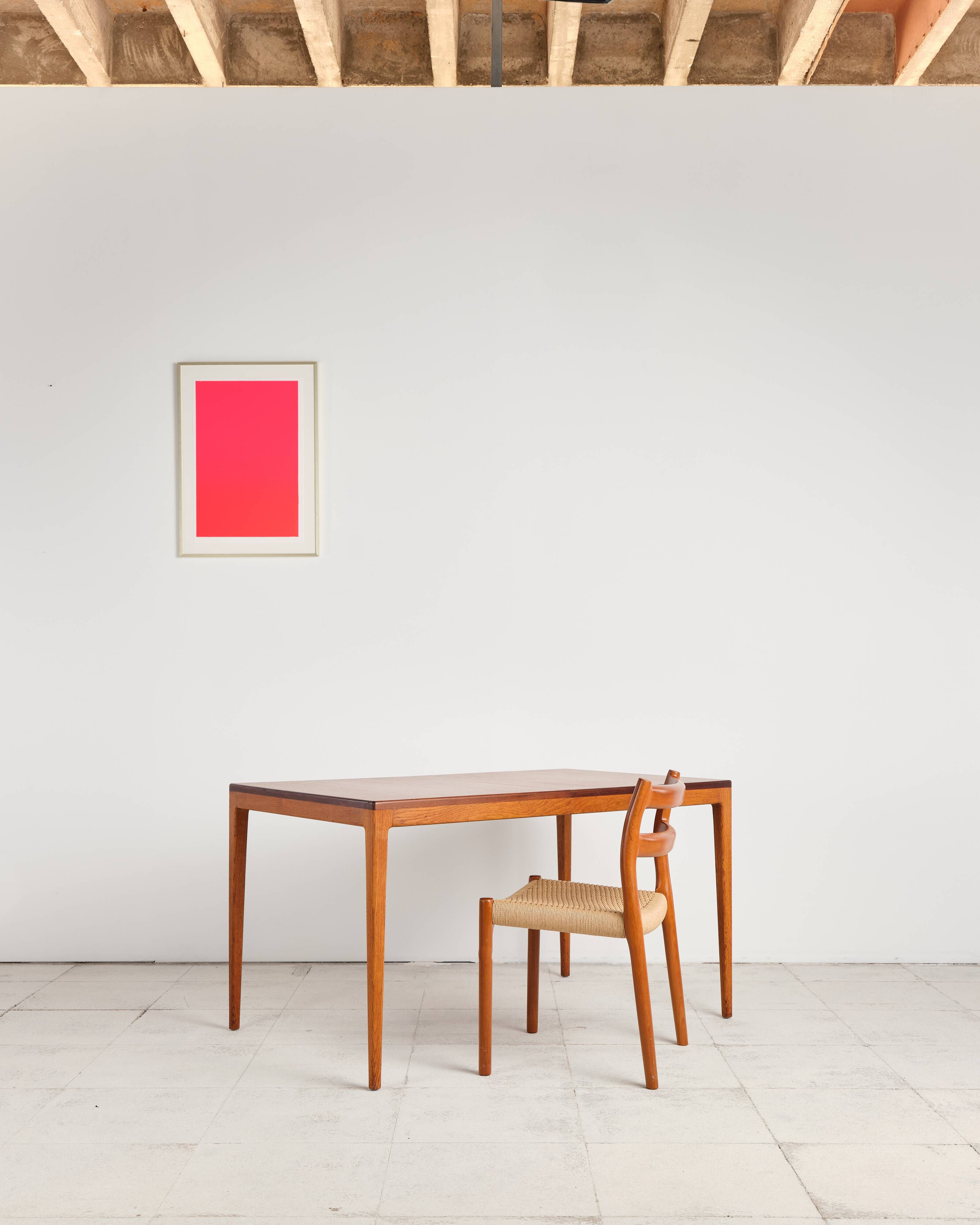 Table extensible en teck par Hartmut Lohmeyer pour Wilkhahn