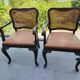 Ribbed leather office chair