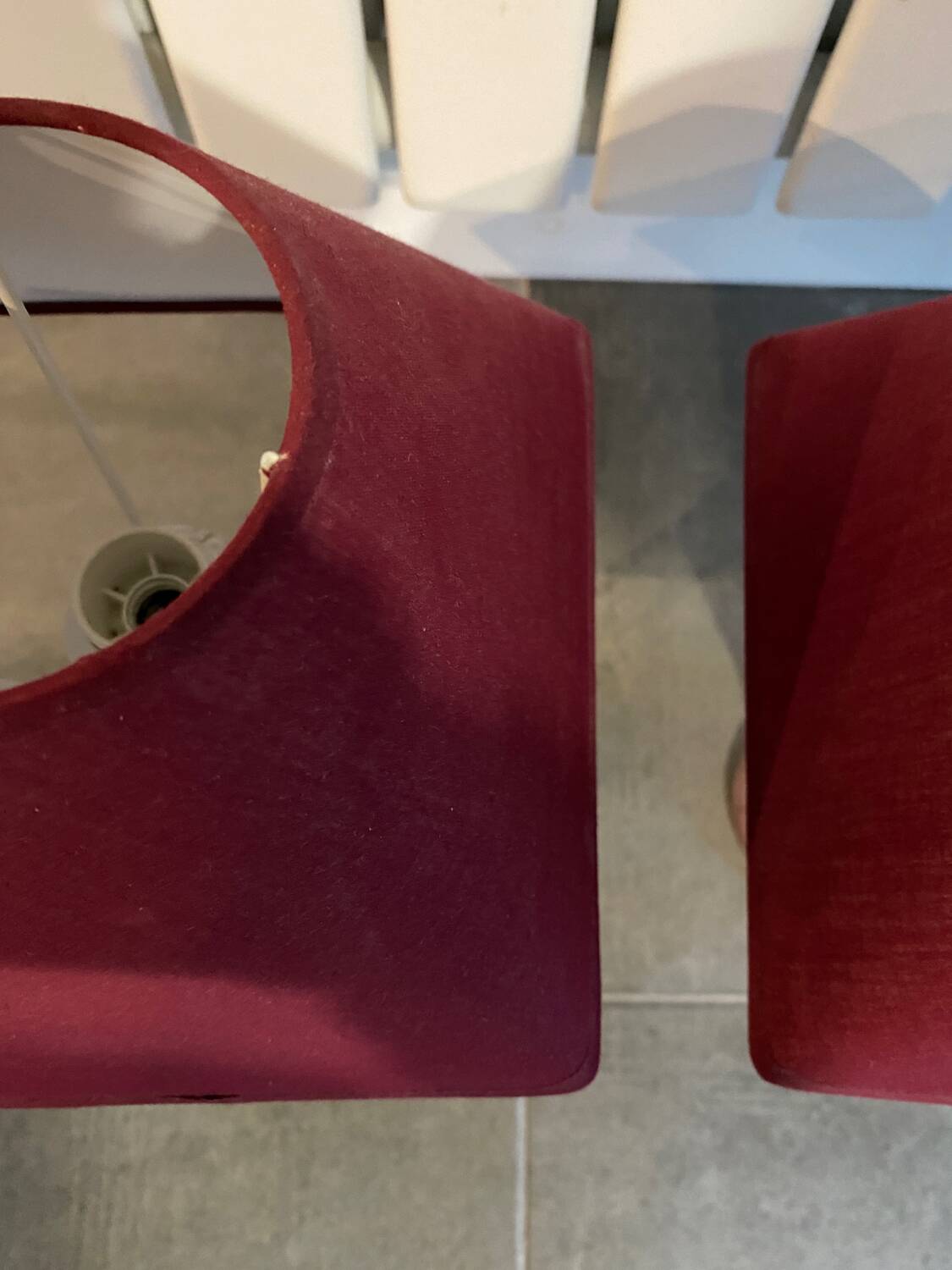 Pair of bedside lamps